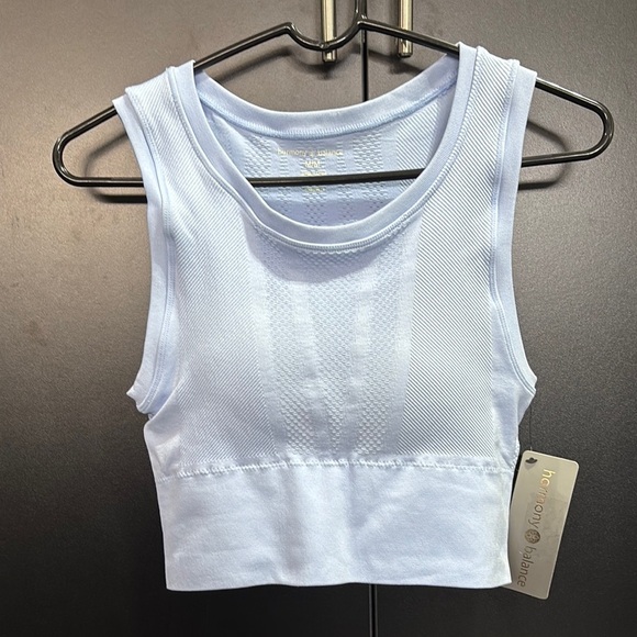 Harmony Balance Full Coverage, crop,removable pads,scoop neck yoga,everyday,crop - Picture 1 of 8